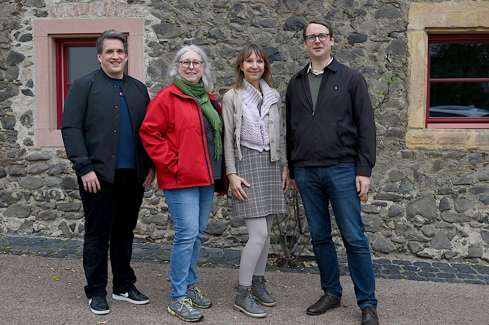 Gruppenbild mit Sven Weinhold, Ursula König, Anja-Kristina Frey und Thorsten Barth